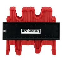 Універсальний контурний шаблон 125х100мм Haisser 390777