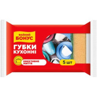 Губка кухонна Бонус 5шт Супер піна
