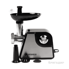 М'ясорубка електро Grunhelm  AMG180SB (2 решітки, насадка для ковбас і кеббе, реверс)1800Вт. 39702