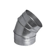 Відвід гофра оцинкований д150  45град Україна