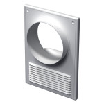 Вентиляційна решітка з приєднаним фланцем д120 252х182мм Vents
