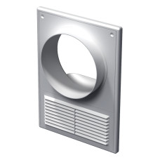 Вентиляційна решітка з приєднаним фланцем д120 252х182мм Vents