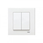 Вимикач подвійний Viko Karre