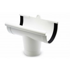 Лійка ринви 130мм біла Rainway Україна