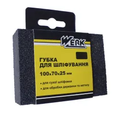 Губка абразивна Werk K80 100x70x25 390100