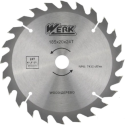Диск пильний Werk 125х22,2х24 39244