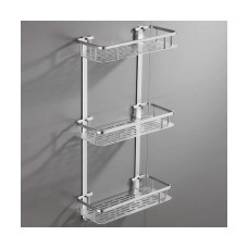 Поличка  в ванну хром 1-ярусна пряма 3-к. ПП-35132 10596 Україна