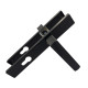 Замок врізний Hisar 155-25+Hisar izmir ET85 Black 34mm 47416